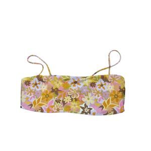 Stone Fox Swim Bliss Bikini Top Retro Pop Medium Eco-friendly Beach Pool Revolve